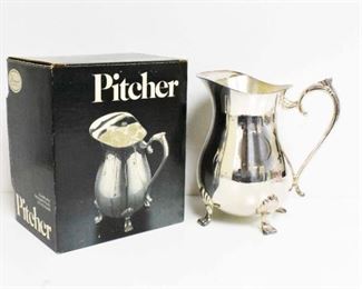 Silverplated Pitcher by Leonard Silver Mfg