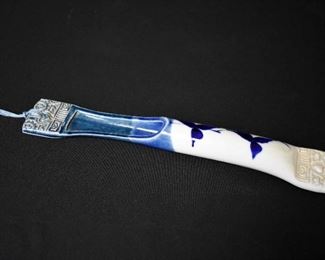 Blue and White Wall Pocket Vase