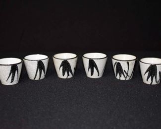 Japanese Sake Cup Set of 6