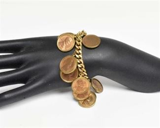 Wheat Penny Bracelet (16 Wheat Pennies)