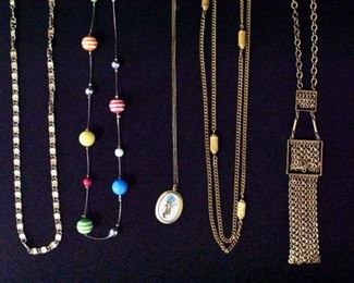 5 Costume Necklaces