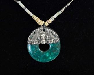 Vintage Laurel Jadette Necklace