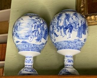 Originally Table Lamps $150 pair ( porcelain has been repaired)