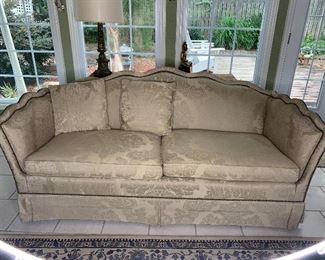 $450 Sofa with Nailhead trim 78" by 34" by 35"