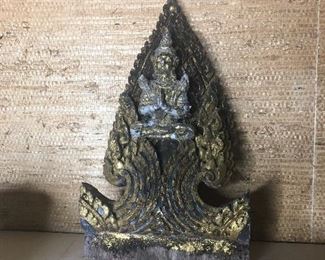 Gilt wood wall hanging $65