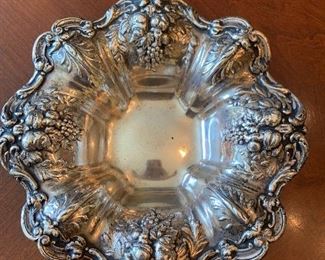 8"  Sterling Bowl Frances First $375