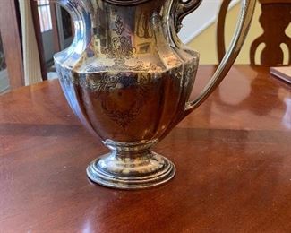 Gorham Sterling Water/Tea Pitcher $950