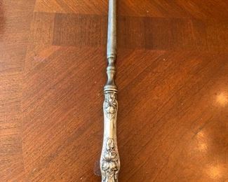 Ornate Sterling Knife Sharpener $30