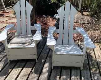 Adirondack  Chairs $125 Pair