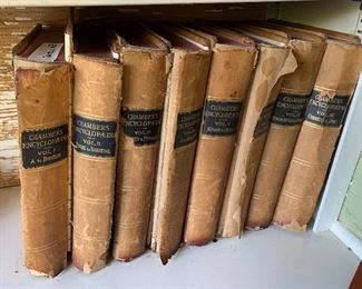 Chambers Encyclopedia $100 eight volumes
