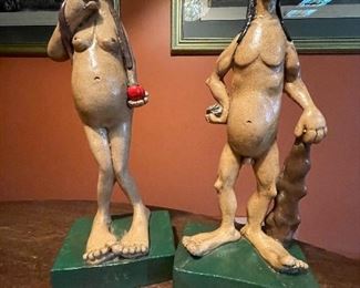 Adam and Eve Art Sculpture 