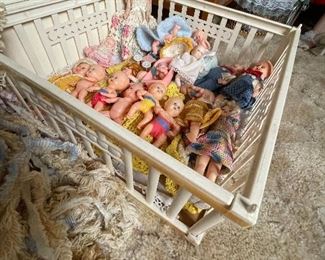 Vintage hard plastic dolls