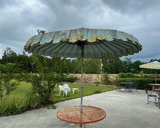 Aluminum patio umbrella 