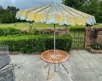 Aluminum patio umbrella 