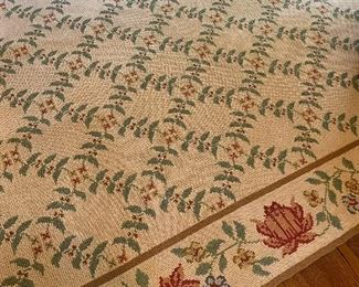 Item 5:  Needlepoint Rug - 129" x 198": $675