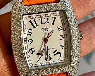 Item 26:  Locman Ladies Watch with Diamonds: $345