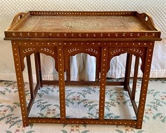 Item 31:  Removable Tray Table with Inlay - 29.5"l x 19.5"w x 25"h:  $165