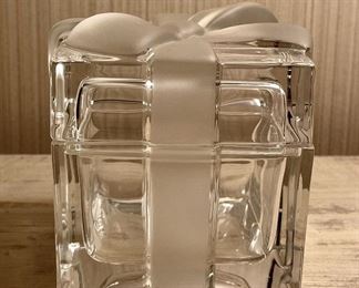 Item 35:  Tiffany & Co. Covered Box - 3" x 3": $38