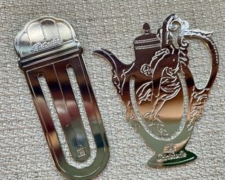 Item 39:  (2) Christofle Bookmarks:  $22/Each  