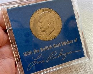 Item 40:  Louis Rukeyse 1972 Liberty Coin:  $8