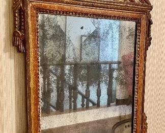 Item 57:  Antique Carved Mirror - 18.5" x 28": $265