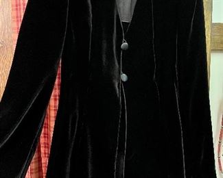 Item 46:  Giorgio Armani Velour Jacket: $185