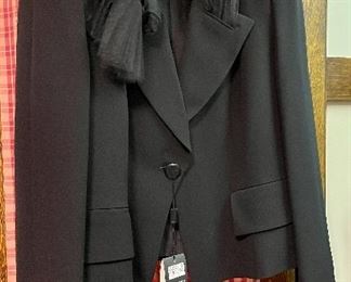 Item 302:  Giorgio Armani Jacket with Collar Tie (NWT):