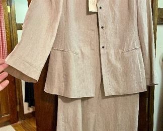 Item 304:  Giorgio Armani Linen Suit (size 38 - NQT)):  $425