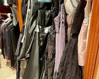 Designer Gowns! - You won't believe this closet!