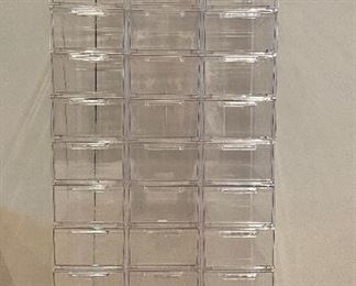 Item 62:  (90) Clear Shoe/Storage Containers:  $2/Each (90 ARE SOLD)