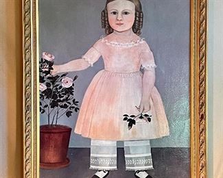 Item 121:  "Portrait of a Young Girl" Reproduction - 22.5" x 31.5":  $275