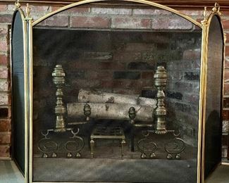 Item 136:  Folding Fireplace Screen:  $125