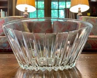 Item 155:  Val St. Lambert Balmoral Bowl - 9.75" x 4": $64