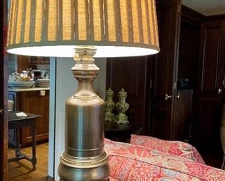 Item 169:  (2) Levitron Brass Lamps - 31":  $165/Pair