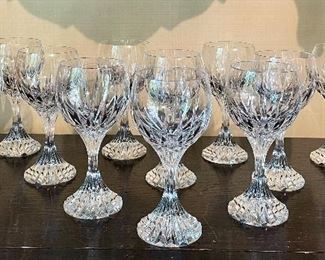 Item 175:  (12) Baccarat Massena White Wine Glasses - 6.5": $1500