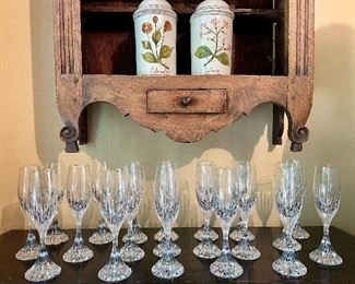 Item 176:  (10) Baccarat Massena Champagne Glasses - 8.5": $1350