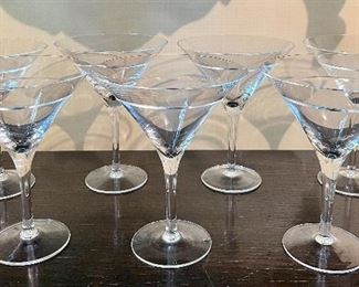 Item 178:  (7) Martini Glasses: $56