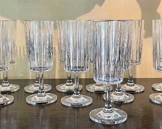 Item 179:  (12) Baccarat Harmonie Champagne Glasses - 7": $1500