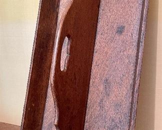 Item 193:  Vintage Wood Tray: $18