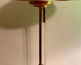 Item 310:  Super Cool Vintage Table Lamp! You push the lucite rod up to turn on and again to turn off:  $125