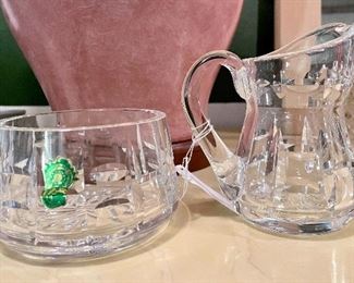 Item 223:  Waterford Creamer & Sugar Set: $45