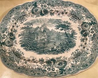 Item 224:  Ironstone Platter:  $145