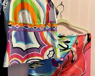 Item 321:  E. Pucci Tank Top & Skirt:  $145