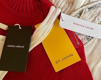 Lots of different Designer Labels! Armani, St. John, Rebecca Taylor