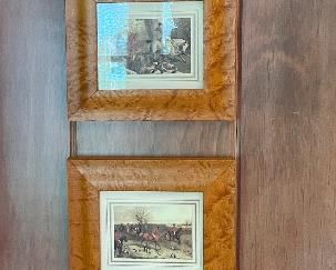 Item 331:  (4) "Fox Hunt" Prints - 9" x 8":  $145 for Set