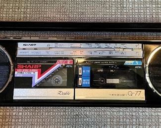 Item 337:  Collectible Sharp QT 77 Radio/Tape Player Boombox:  $125
