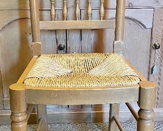 Item 344:  Caned Chair: $65