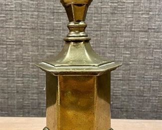 Item 349:  Small Brass Incense Burner - Heavy: $24