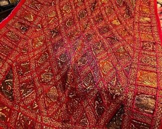 Item 359:  Tapestry with Gold Sequins:  $38