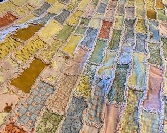 Item 360:  Handmade Patchwork Quilt:  $68